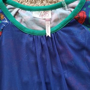 Matilda Jane 435 girls sz 10 blue dress